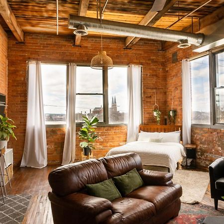 420 Friendly Canada Bridge View Loft Downtown Free Parking Detroit Exterior photo